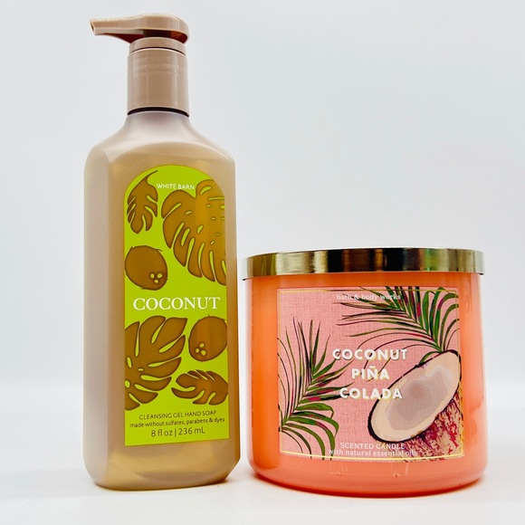 BBW🦩 Flamingo Beach & Coconuts 🥥 8 pc tropical gift set - Picture 8 of 9